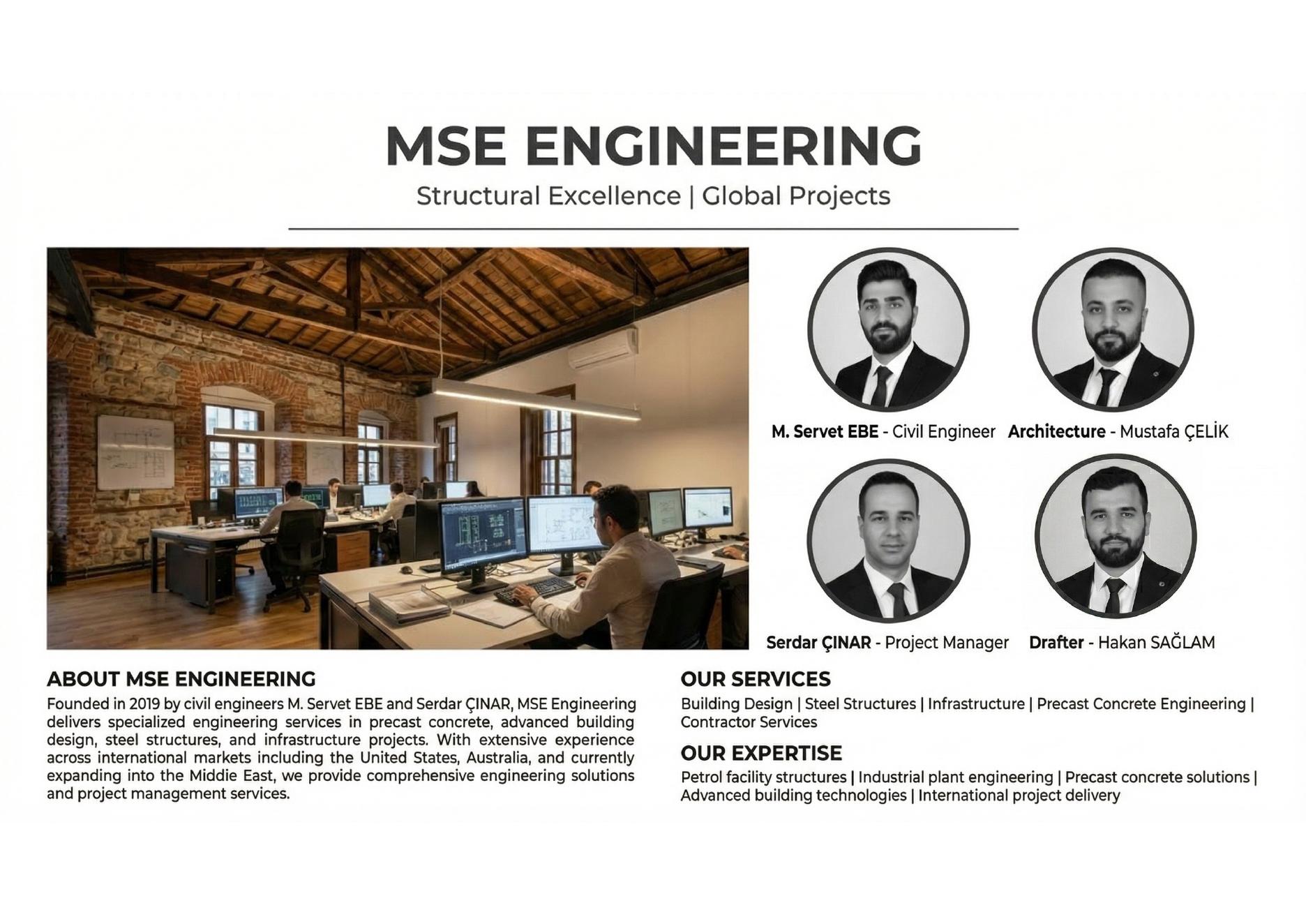 MSE Engineering office and team overview